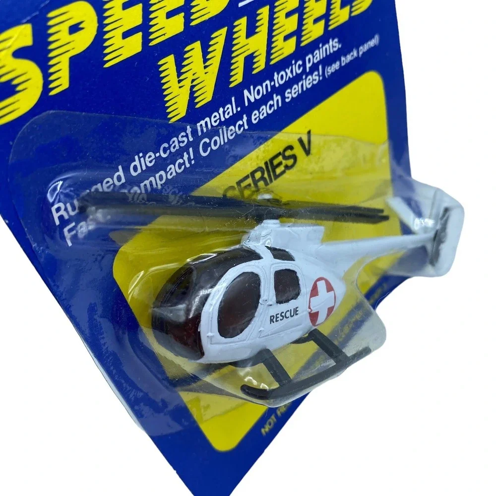 VTG Speed Wheels Toy Cars Lot of 3 Rare Helicopter - Series V - Diecast Toys NEW
